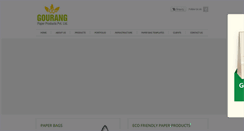Desktop Screenshot of gourangpaperbags.com
