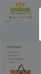 Mobile Screenshot of gourangpaperbags.com